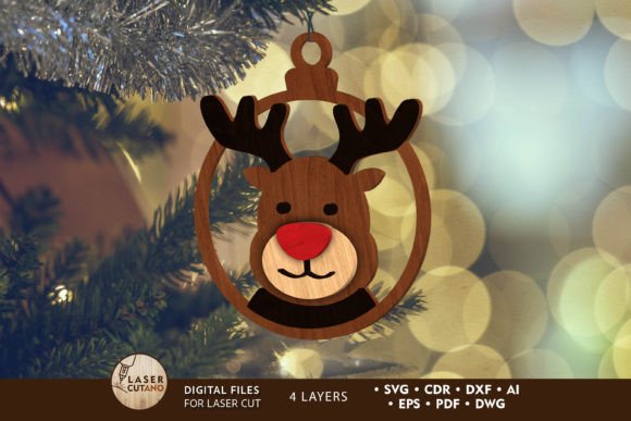 Download Christmmas Deer Toy, Multilayer Decor - Premium Resources