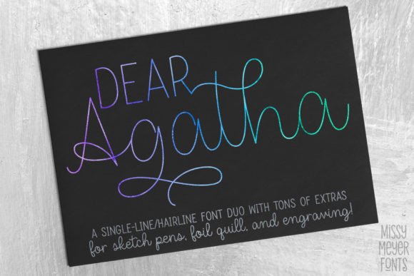 Download Dear Agatha (single Line) - Single line Collection