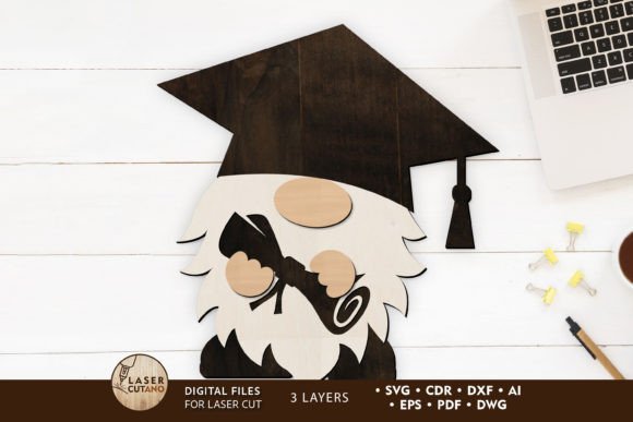 Download Gnome Multilayer Decor Laser Cut File - Multilayer decor Collection