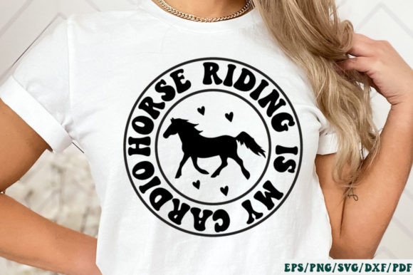 Download Horse Riding is My Cardio Retro SVG - Horse riding Collection