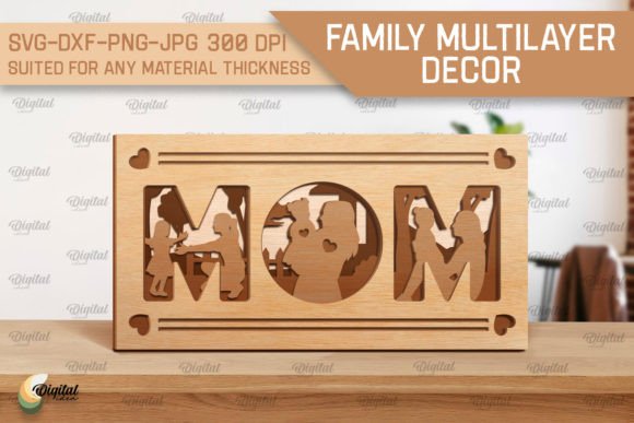 Download Family Multilayer Decor Laser Cut - Multilayer decor Collection