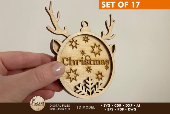 Download Christmas Ornaments, Multilayer Decor - Premium Bundle